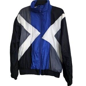 Vintage Volleys Sportswear Full Zip Multicolor 90s Jacket Windbreaker Mens Sz S